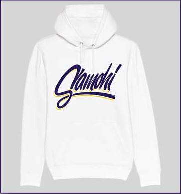 SAMO Script Style Pullover Hoodie