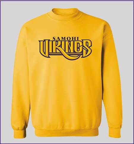 SAMO Norse Vikings Crewneck Sweatshirt