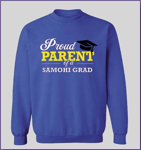 SAMO Grad Proud Parent Crewneck Sweatshirt
