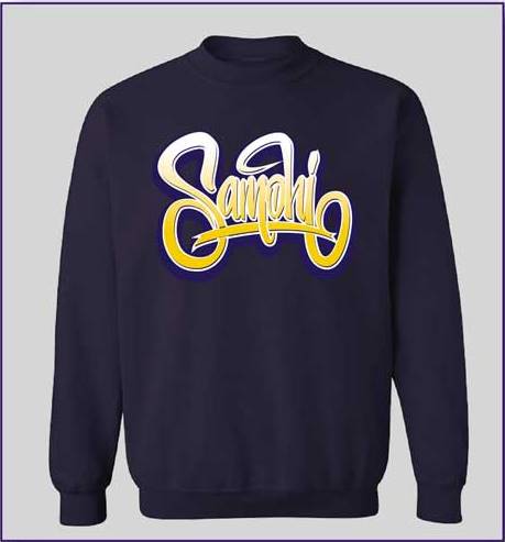 SAMO Wild Style Crewneck Sweatshirt