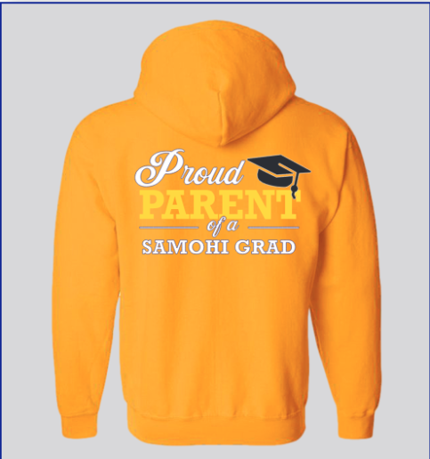 SAMO Grad Parent Zip-Up Hoodie