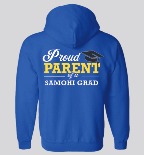 SAMO Grad Parent Zip-Up Hoodie