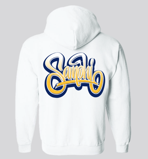 SAMO Wild Style Zip Up Hoodie