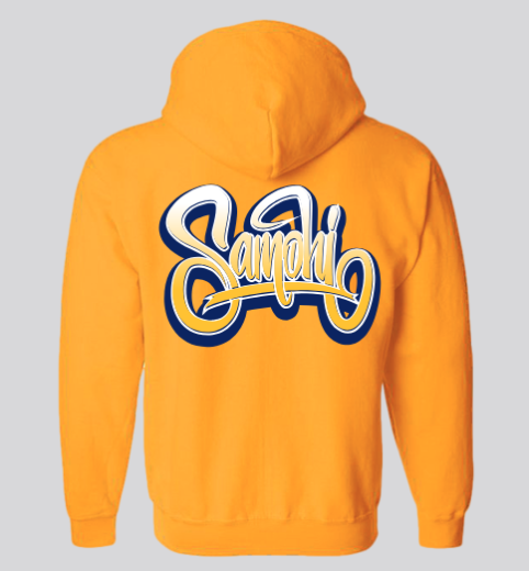 SAMO Wild Style Zip Up Hoodie