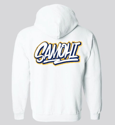 SAMO Magic Marker Zip Up Hoodie