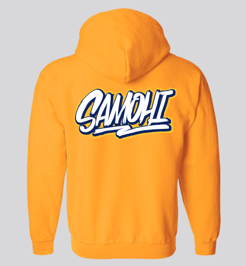 SAMO Magic Marker Zip Up Hoodie