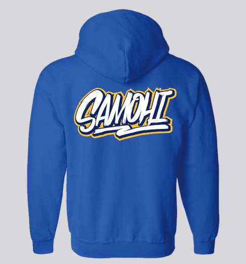 SAMO Magic Marker Zip Up Hoodie