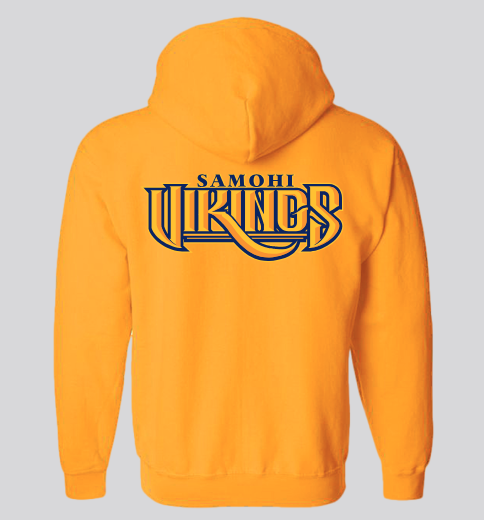 SAMO Vikings Zip Up Hoodie