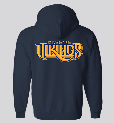 SAMO Vikings Zip Up Hoodie