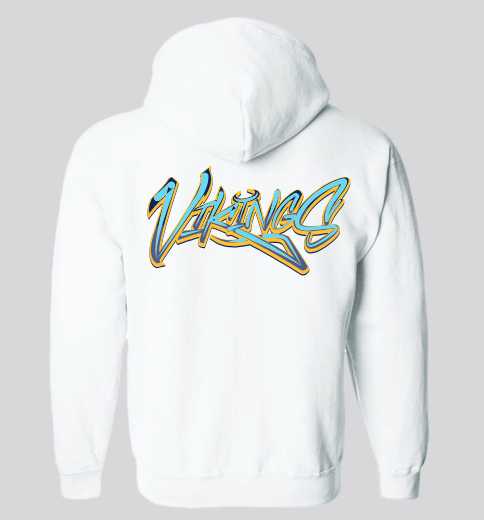 Vikings Bicoastal Zip Up Hoodie