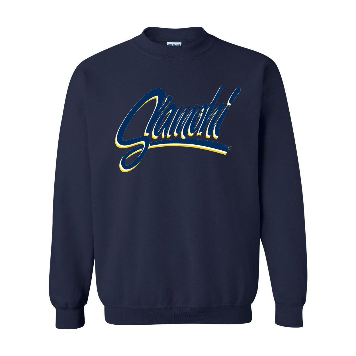 SAMO Script Style Crewneck Sweatshirt