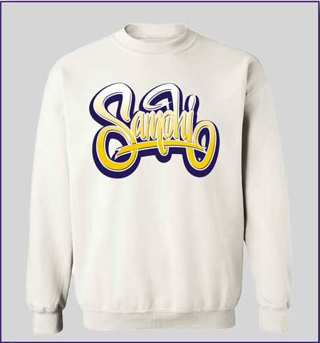 SAMO Wild Style Crewneck Sweatshirt