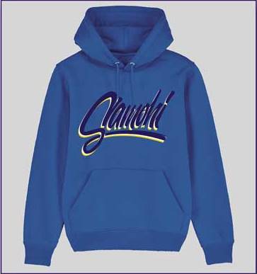 SAMO Script Style Pullover Hoodie