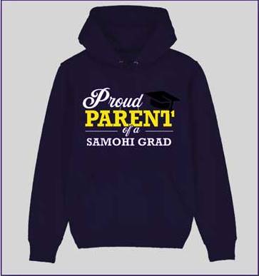 SAMO Grad Proud Parent Pullover Hoodie