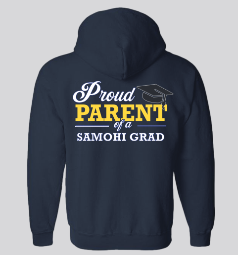 SAMO Grad Parent Zip-Up Hoodie