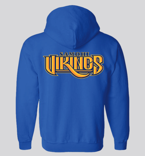 SAMO Vikings Zip Up Hoodie